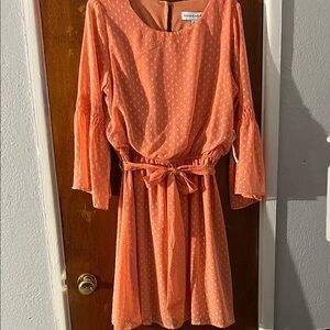 Orange Polka Dot Dress